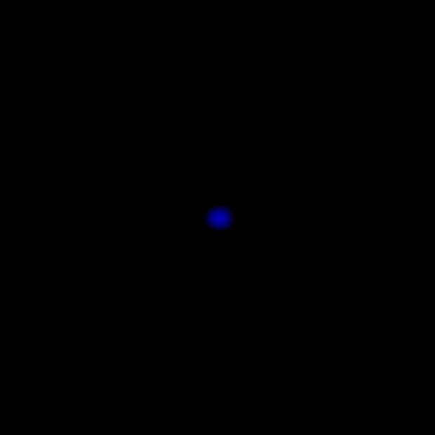 Neptune as a faint blue speck
